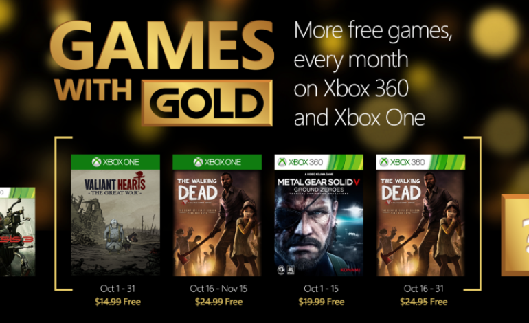 Les jeux Xbox Live Gold du mois d’octobre