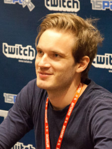 PewDiePie à la PAX 2015.