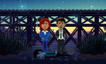 Thimbleweed Park : Regarder "trailer" avec "yeux"